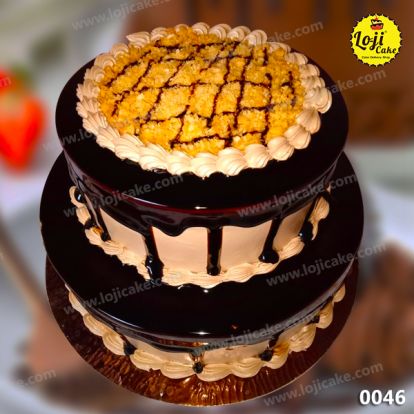 Nova 2 Tier Cake | Nova 2 Tier Cake Suratgarh Rajasthan - Loji Cake