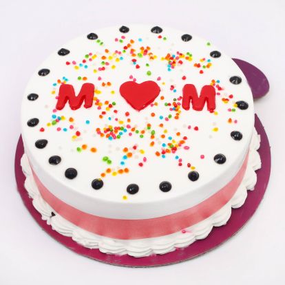 Happy Birth Day Mom Cake | Loji Cake - Cake Delivery Shop