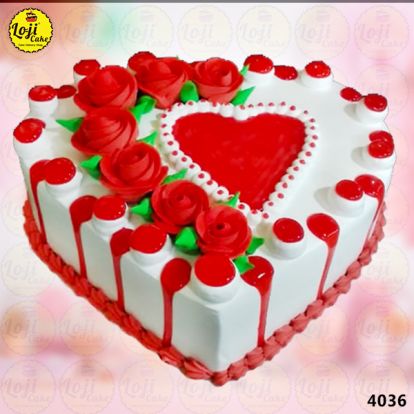 Heart Flower | Heart Flower Suratgarh Rajasthan - Loji Cake