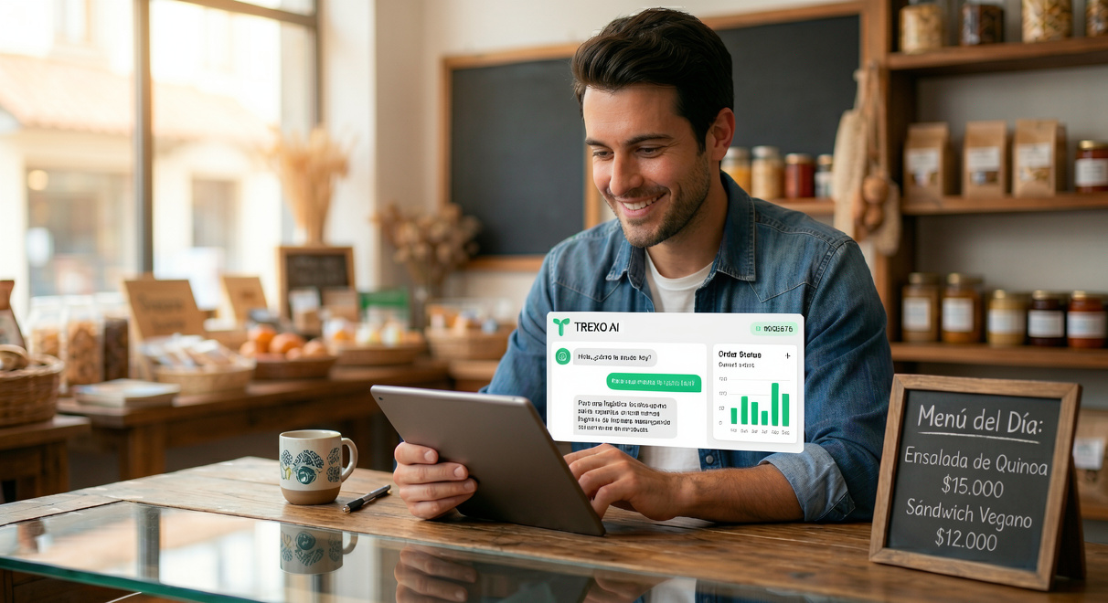 Chatbot con inteligencia artificial respondiendo consultas en WhatsApp para una pyme argentina