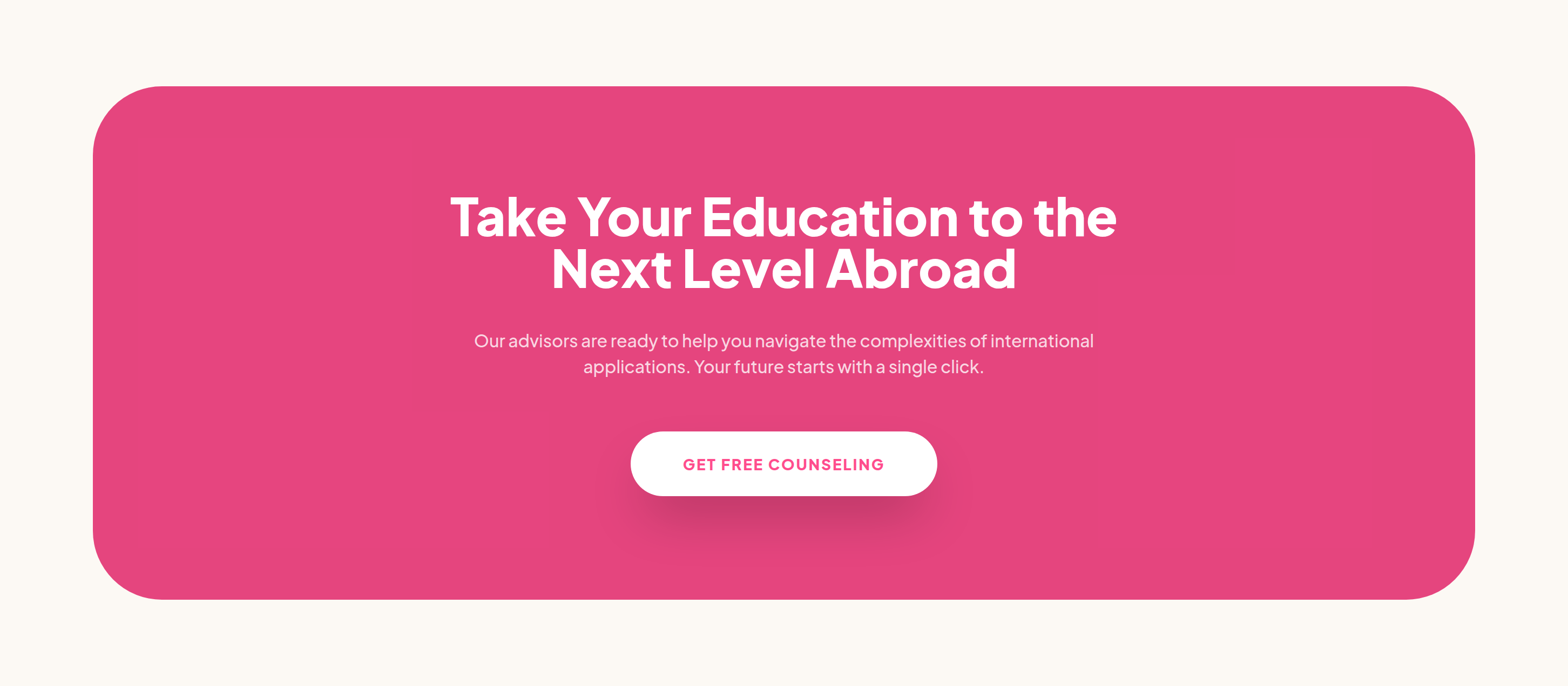 UniGlobe Call to action preview