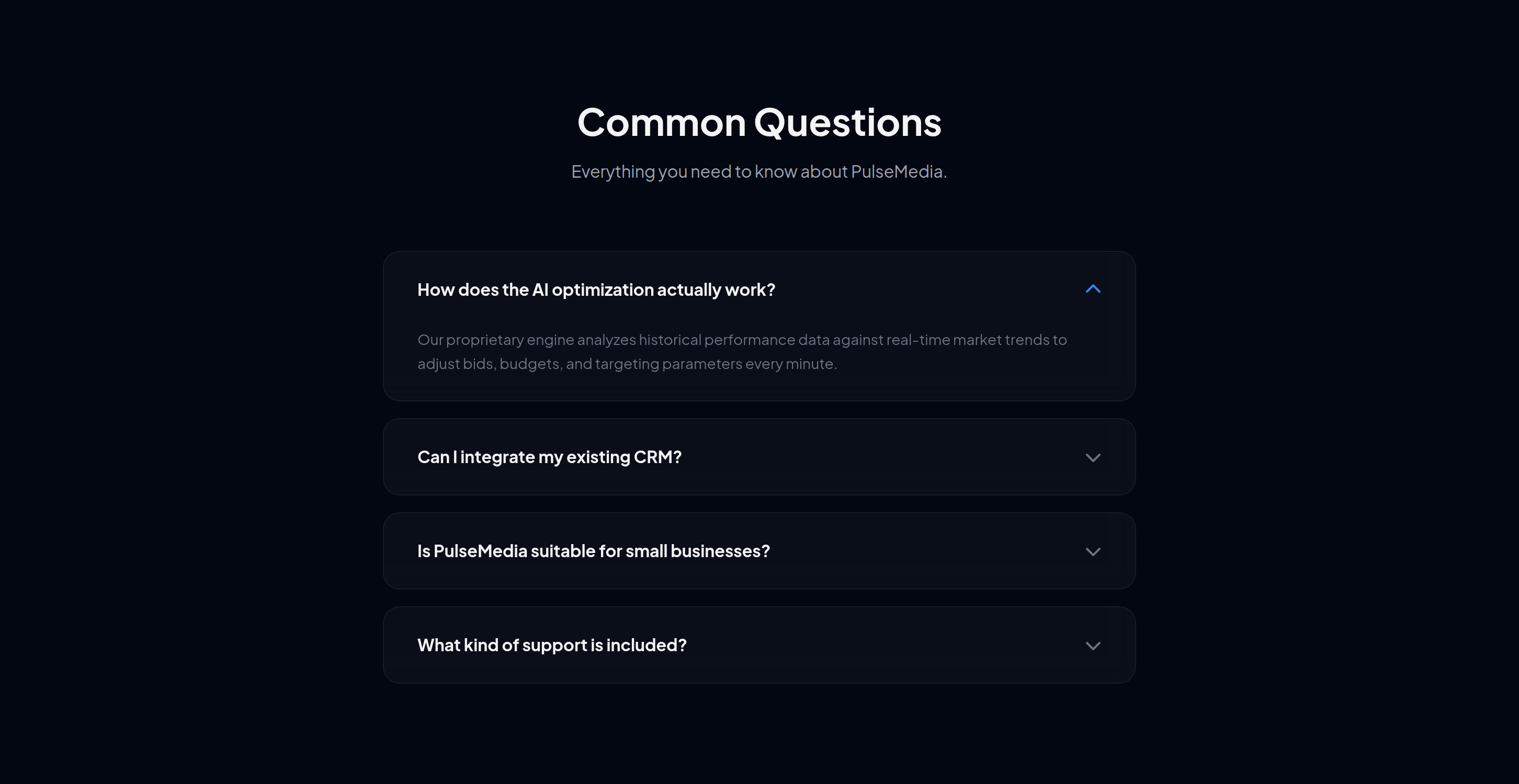 PulseMedia FAQ preview