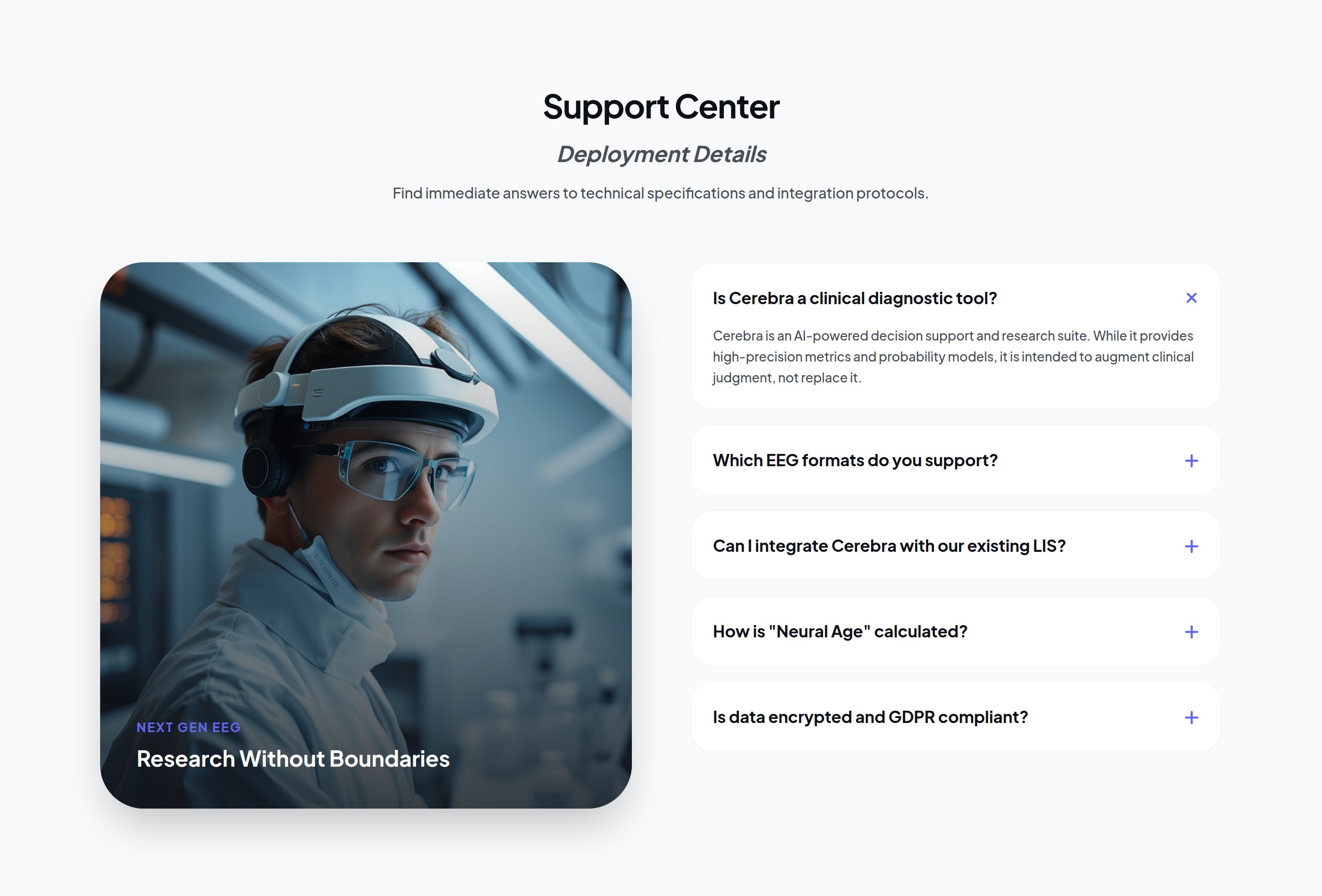 Cerebra FAQ preview