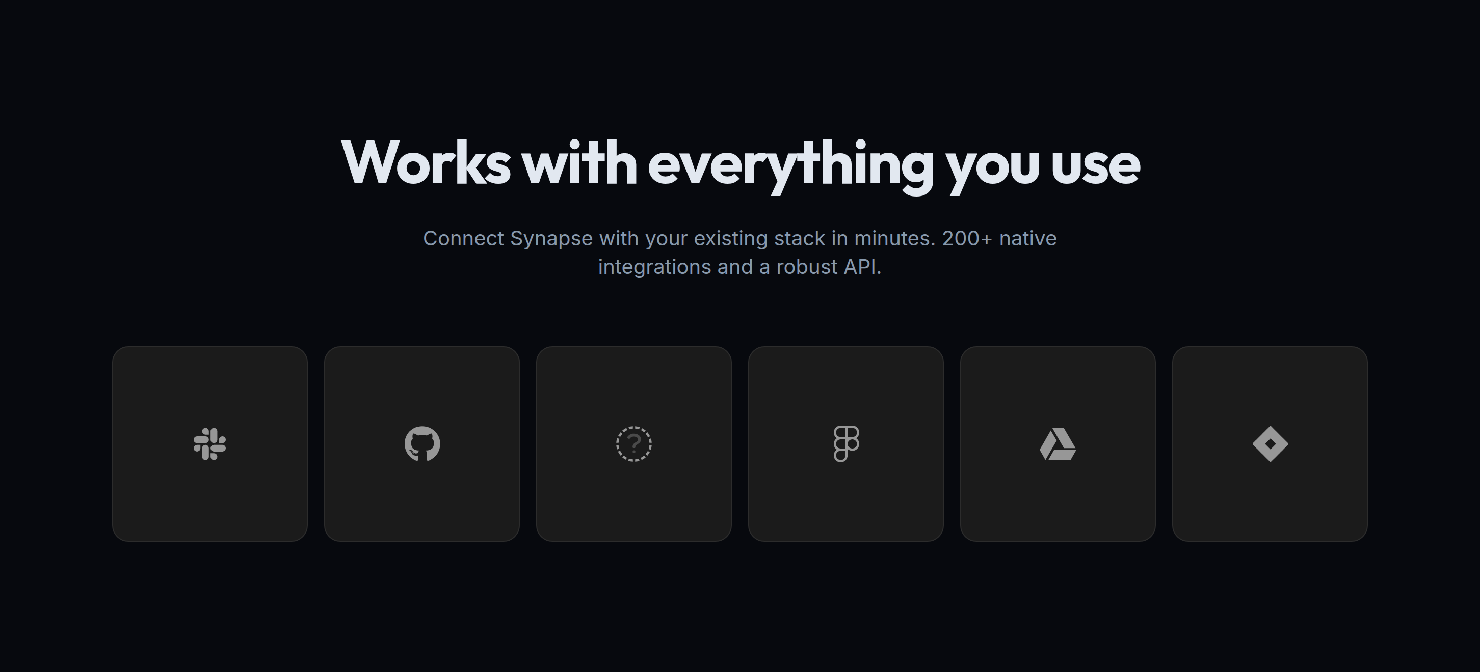 Synapse Integrations preview
