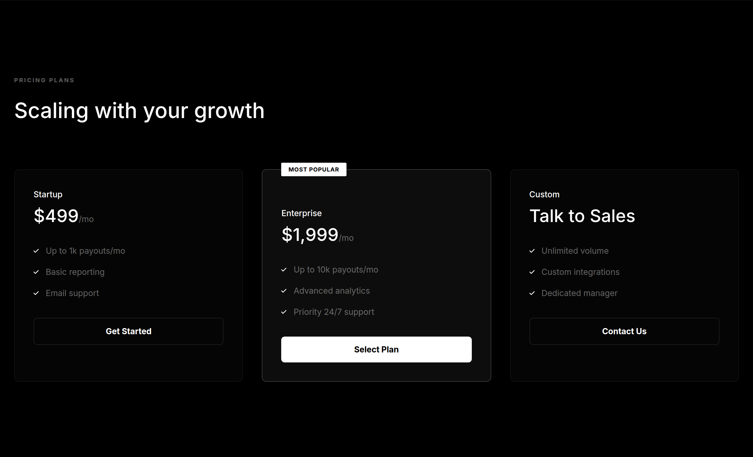 PayEngine Pricing preview
