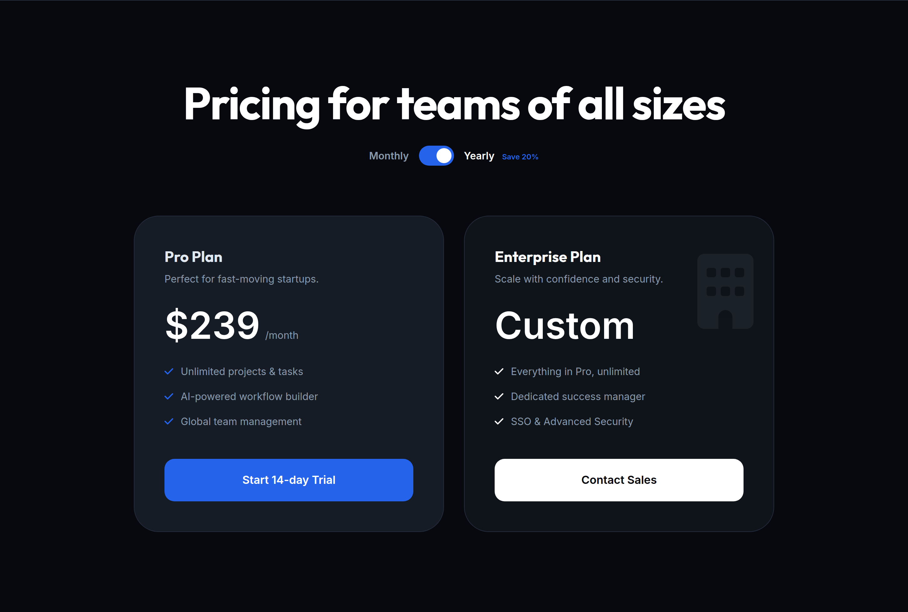 Synapse Pricing preview