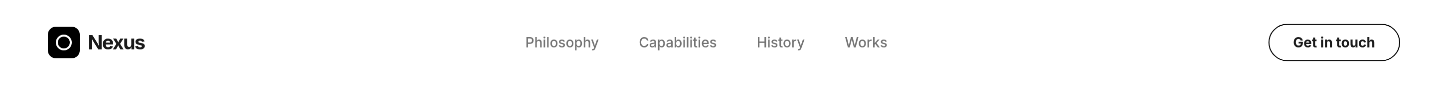 Nexus Navbar preview
