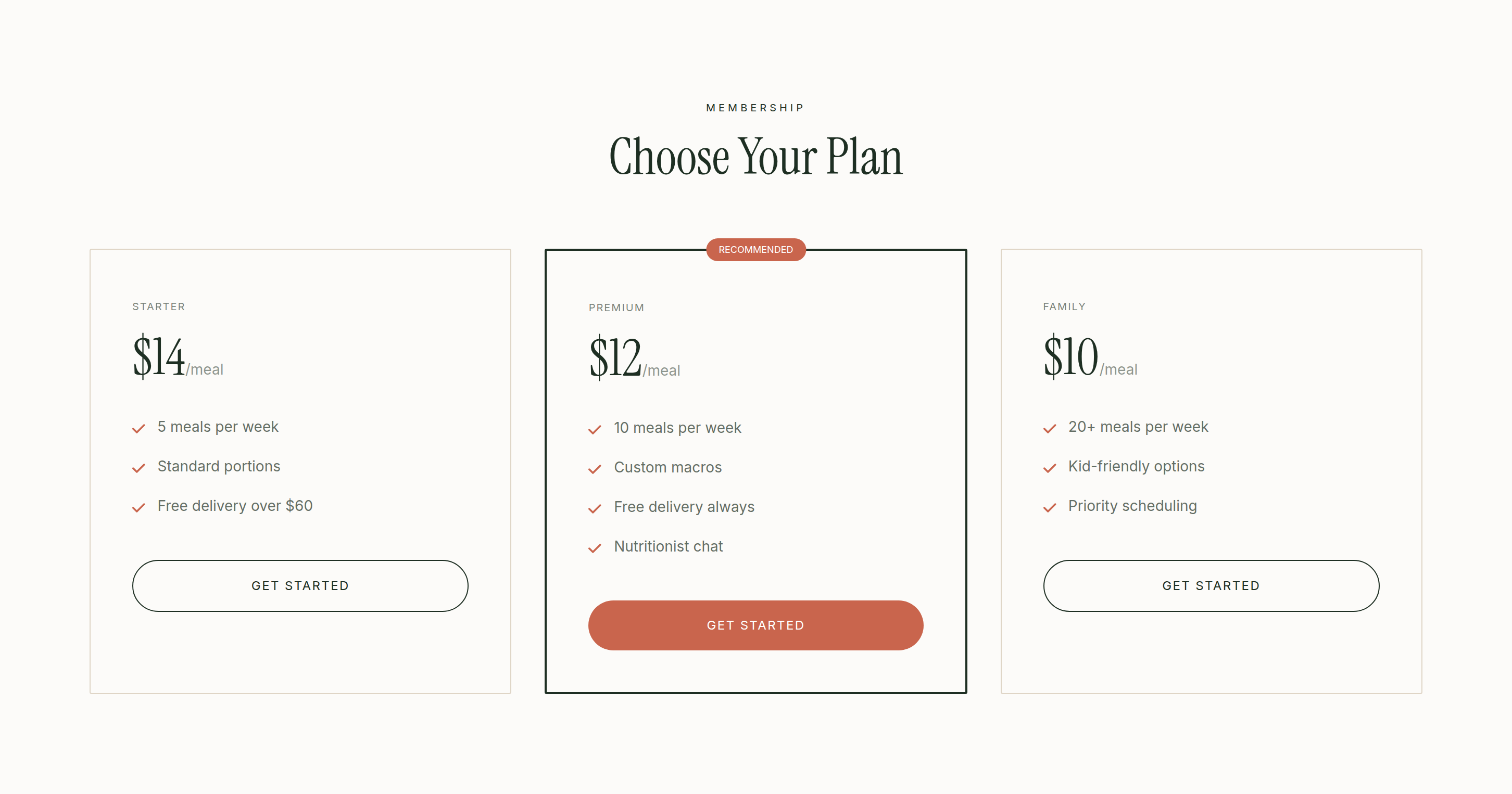 PurePlate Pricing preview