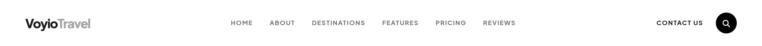 Voyio Navbar preview