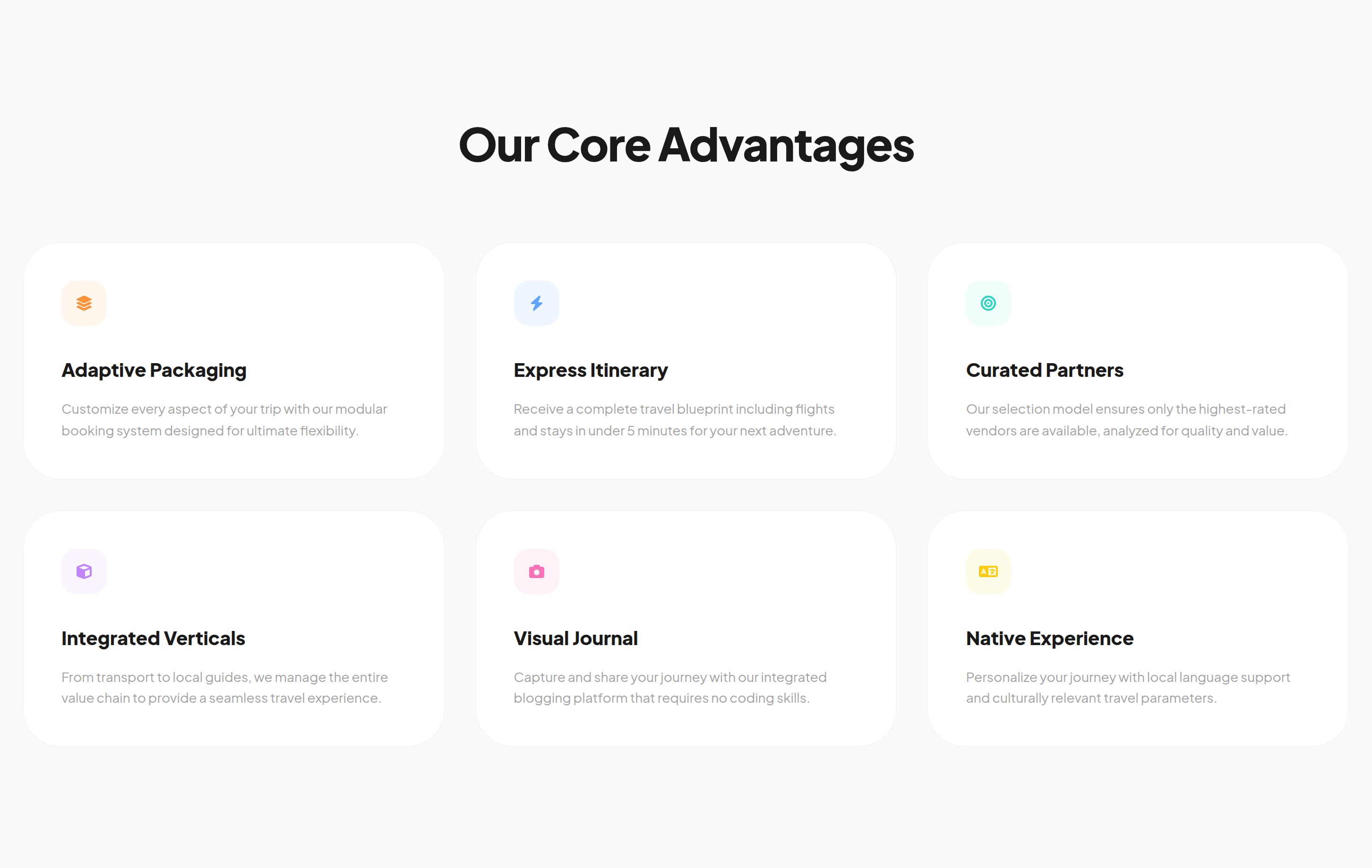 Voyio Features preview