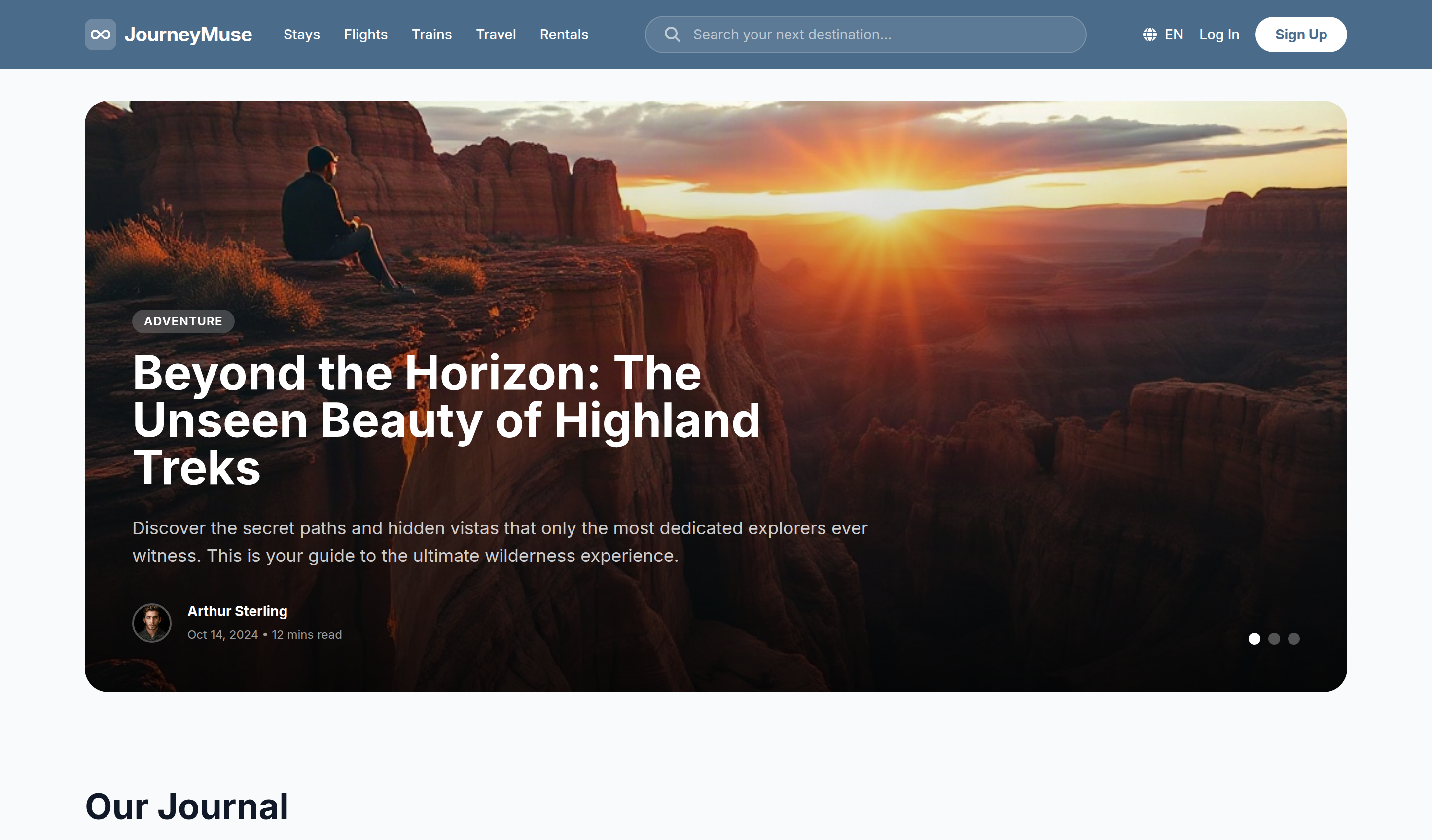 JourneyMuse screenshot