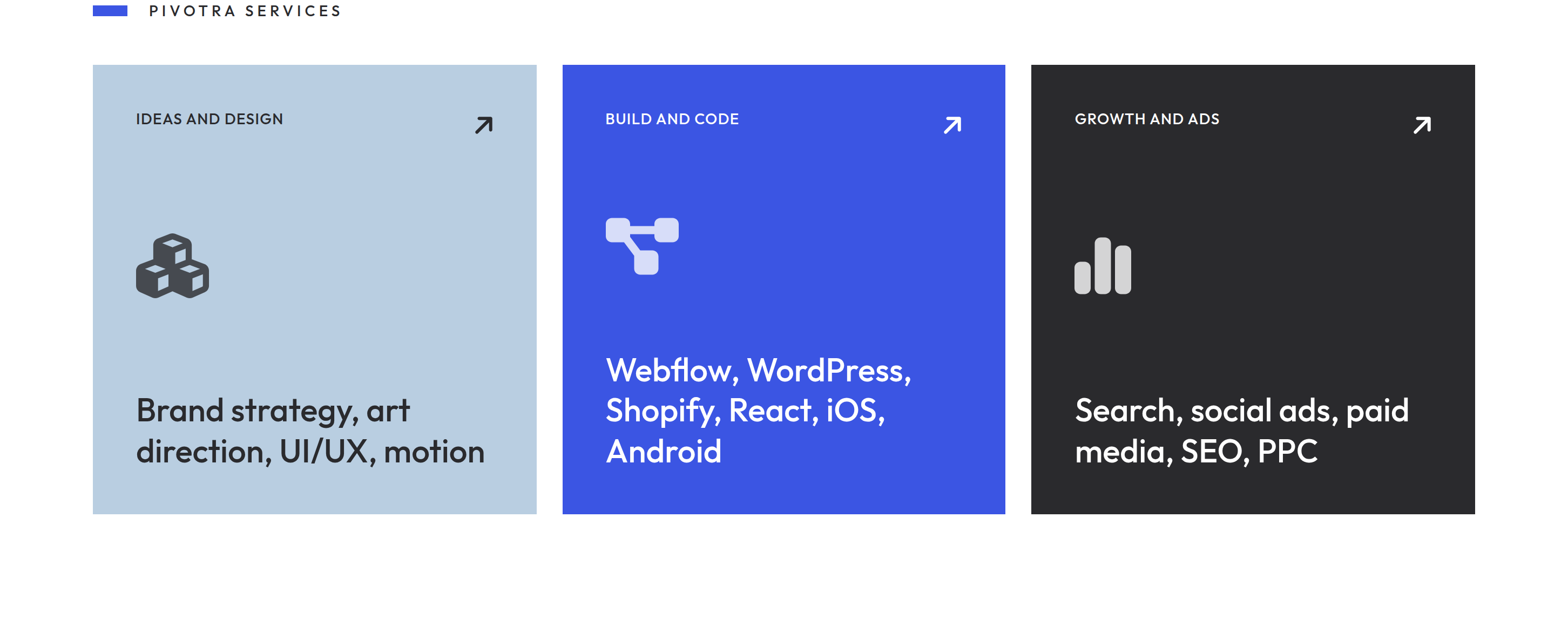 Pivotra Features preview
