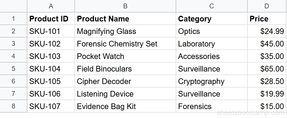 Find and Replace dialog in Google Sheets