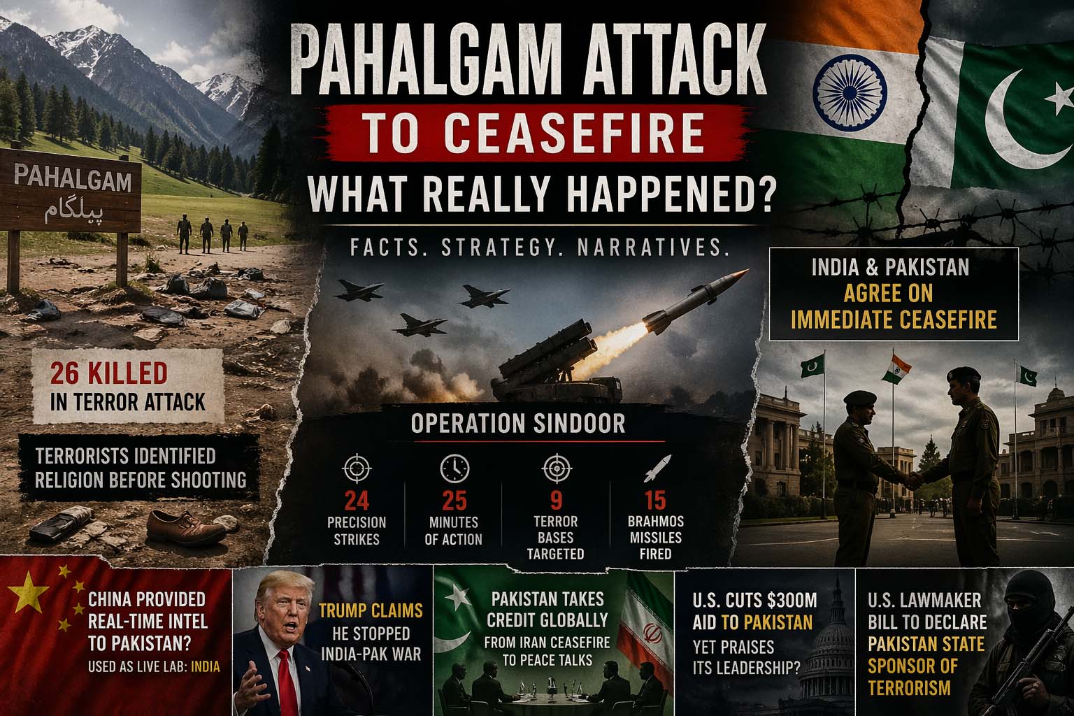 Pahalgam Attack, Operation Sindoor & Ceasefire: What Really Happened? featured image