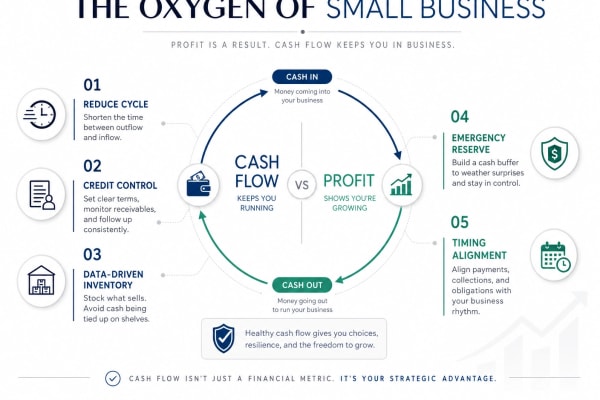 Why Profit Alone Does Not Keep a Business Alive: A Practical Cash Flow Guide for Small Businesses