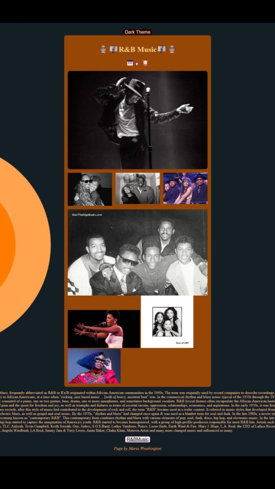 RnB music project screenshot 1 ykkwym