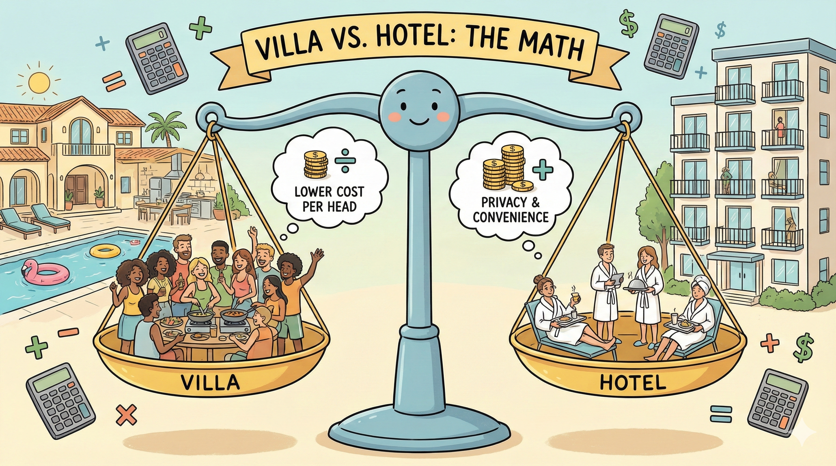 Villa vs. Hotel: A Mathematical Breakdown