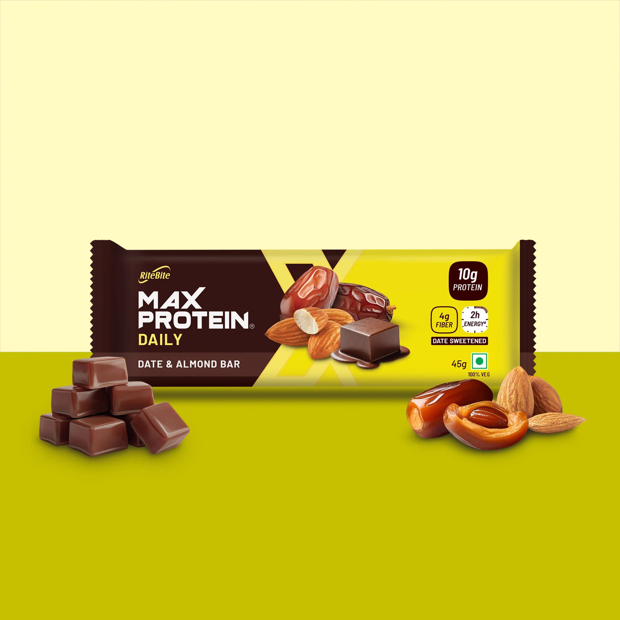 Max Protein Date & Almond Bar - 45gm