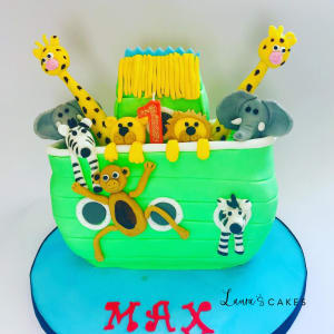 Celebration cake: A Noah's Ark Cake