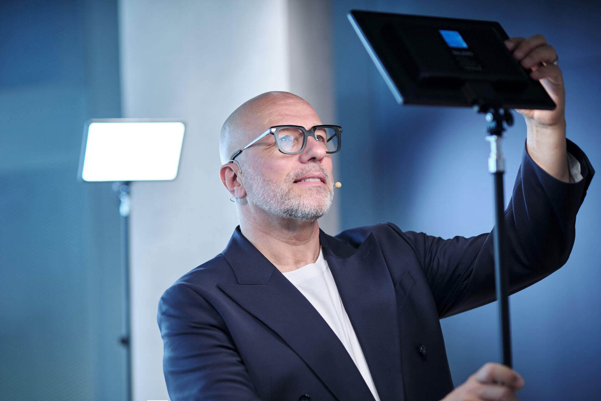 Rasmus Schübel Fotograf Münster Martin Heppner Präsentationstrainer Marke professionelles Business Portrait LinkedIn Passau freundlich