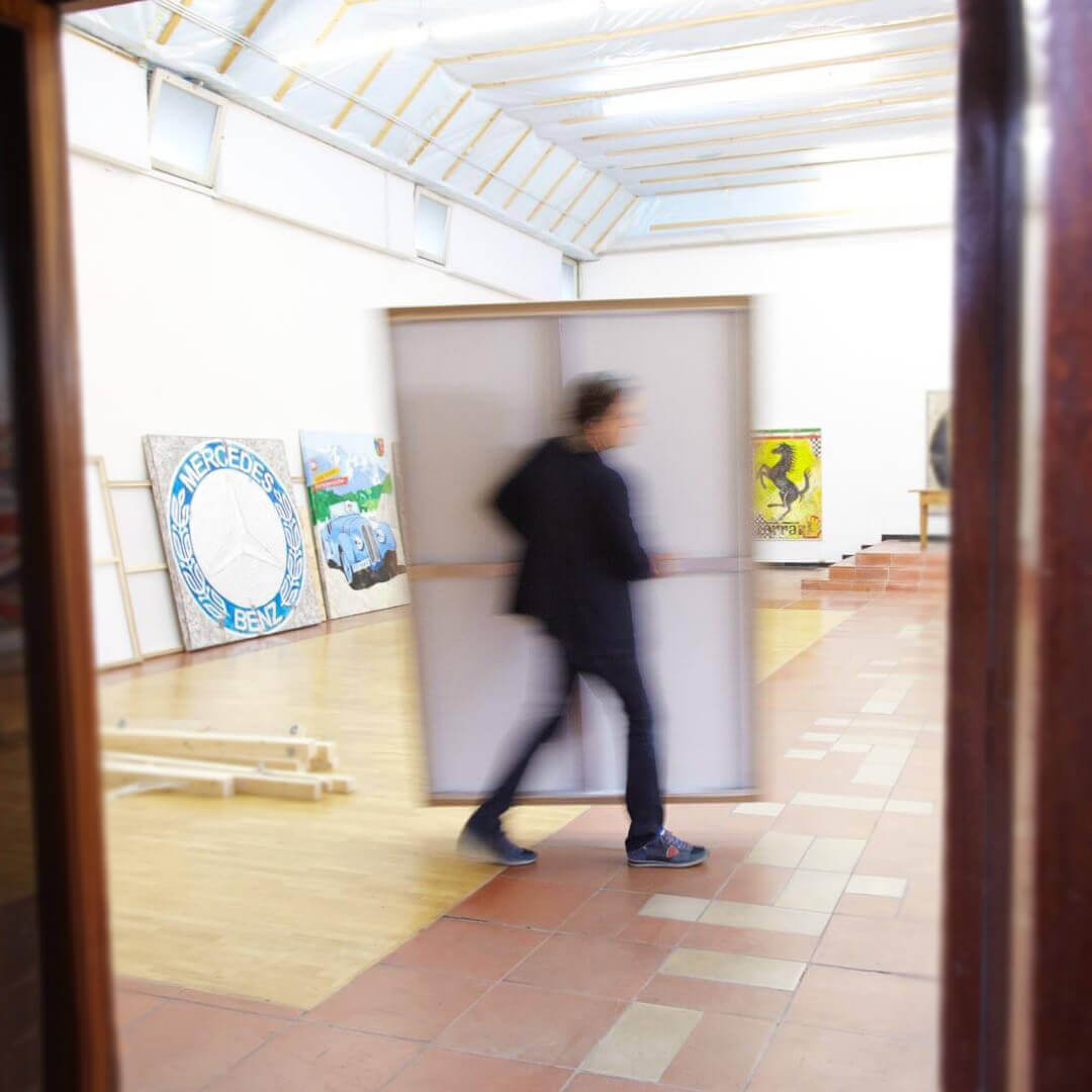 Rasmus Schübel Fotograf Münster Ferencz Olivier Maler Künstler München Branding professionelles Portrait kreativ authentisch