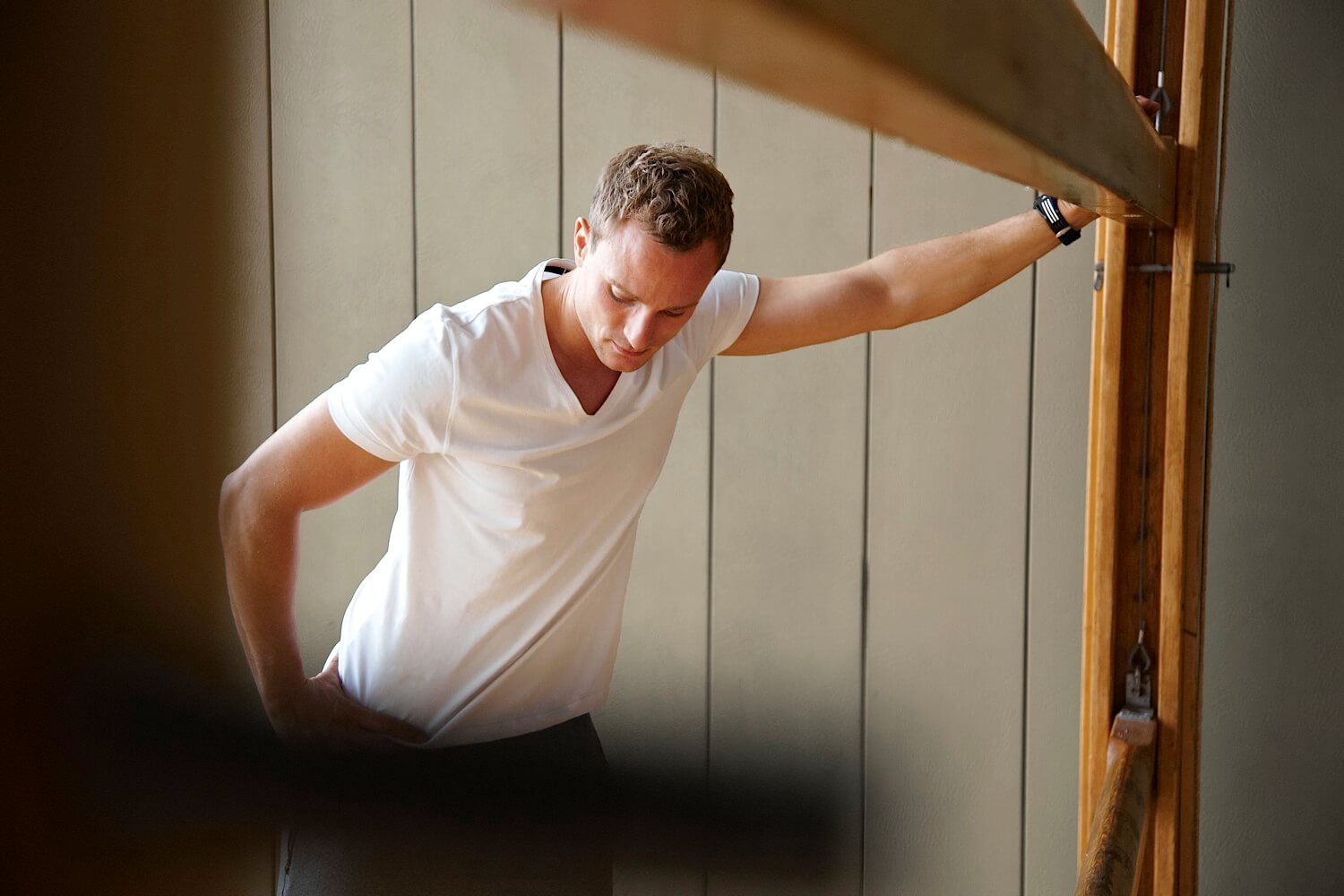 Rasmus Schübel Fotograf Münster Tobias Stock Personal Trainer Bundesliga Branding professionelles Portrait outdoor sportlich dynamisch