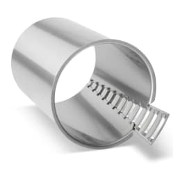 Rustfrie støttehylser