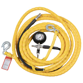 Polyliftline med manometer og lufteventil