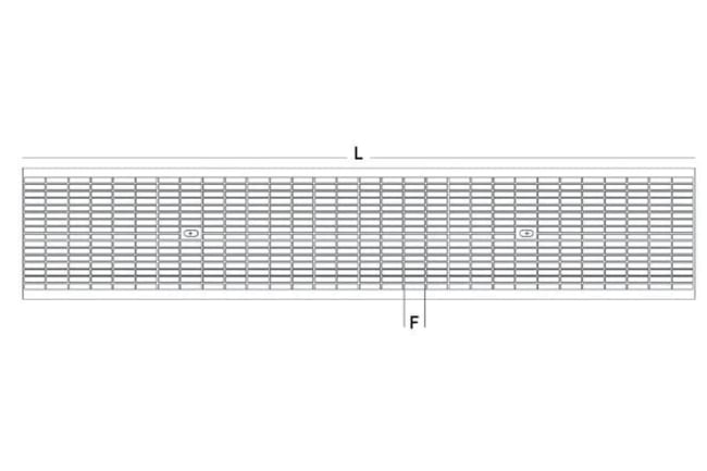 Rutenett i Galvanisert stål B125