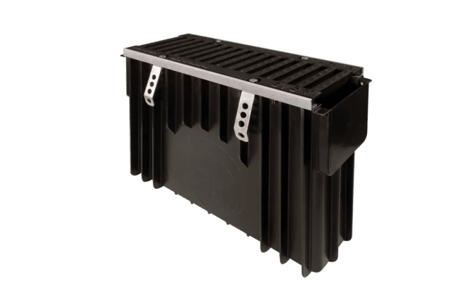 Sandfanger med stålkant og rist i duktiljern C250/D400/F900