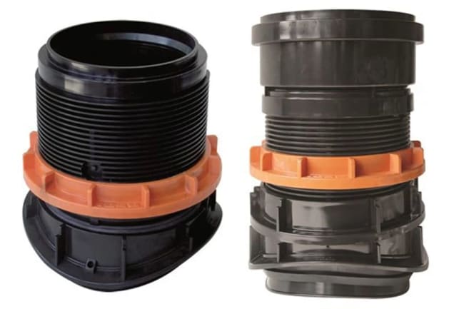 Sadelgrenrør EasyClip Link til Glatte Plastrør