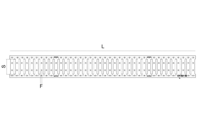 Rist i Galvanisert stål A15