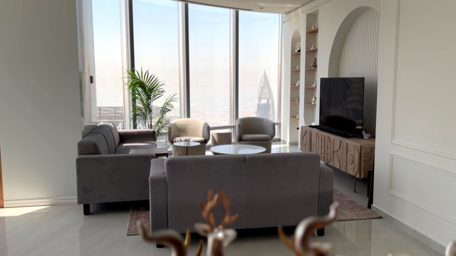 Burj Khalifa Apartment Turnkey Renovation finished interior detail 8