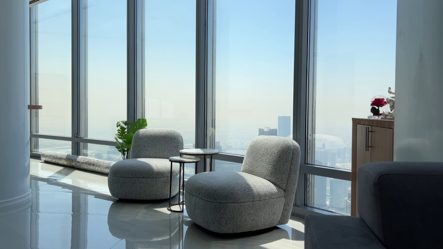 Burj Khalifa Apartment Turnkey Renovation finished interior detail 9