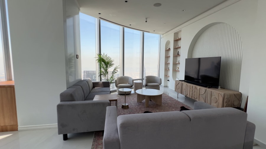 Burj Khalifa Apartment Turnkey Renovation finished interior detail 7