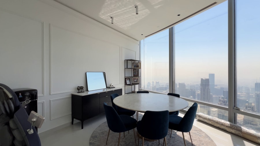 Burj Khalifa Apartment Turnkey Renovation finished interior detail 2