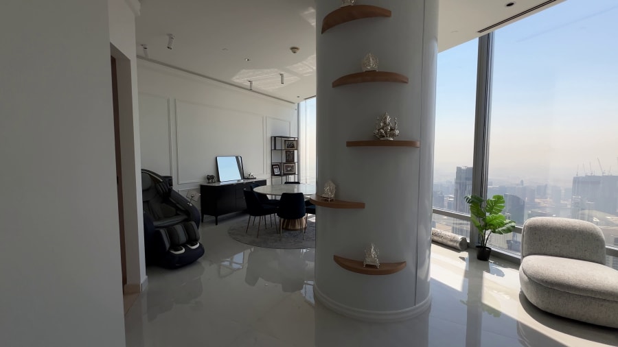 Burj Khalifa Apartment Turnkey Renovation finished interior detail 1