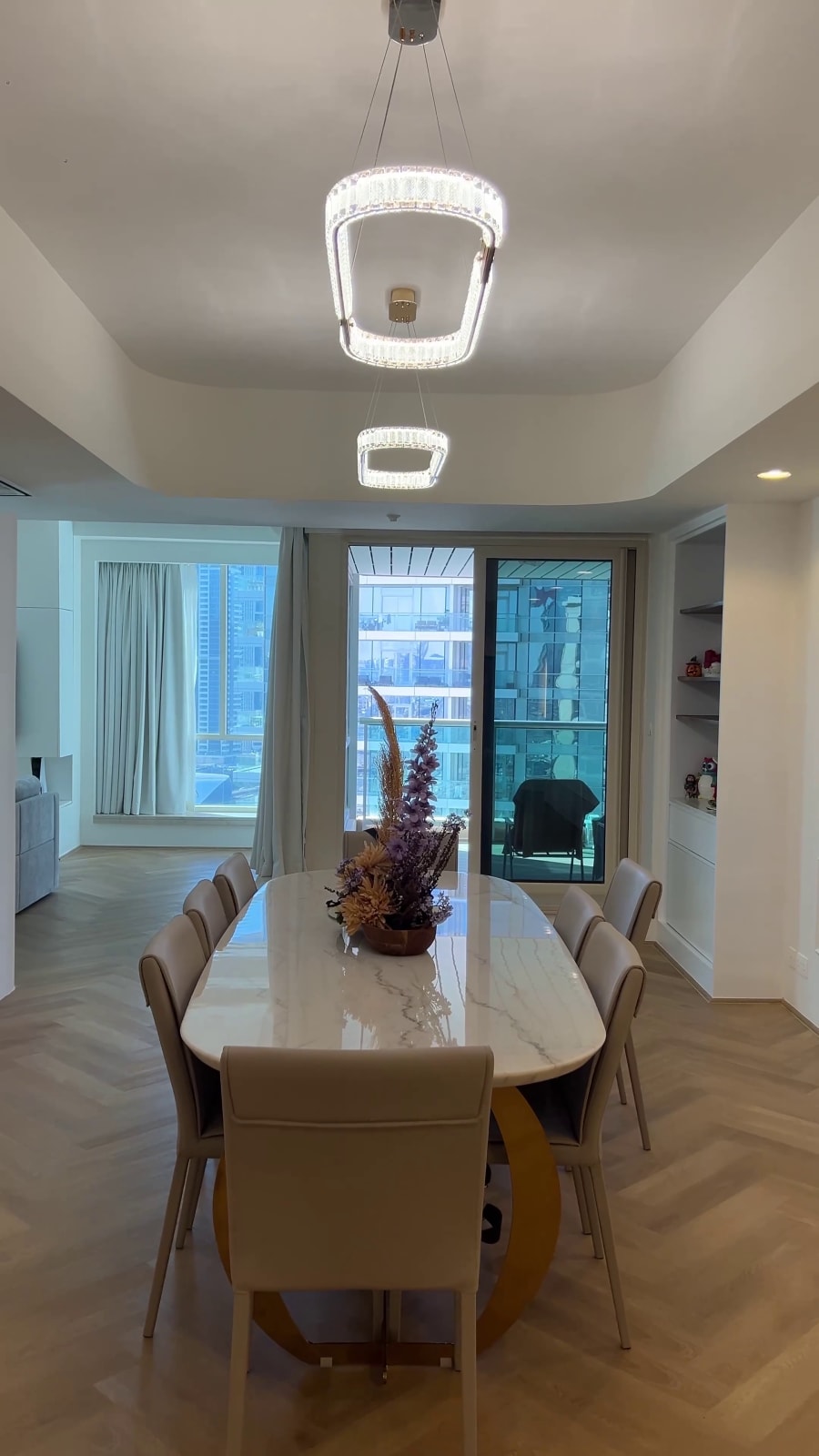 Dubai Marina Apartment Turnkey Renovation finished interior detail 5