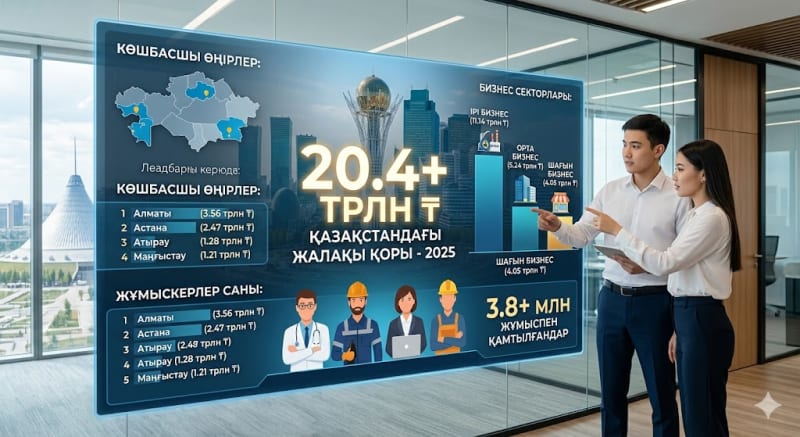 20 трлн теңгеден астам: 2025 жылы қазақстандықтар қанша тапты?