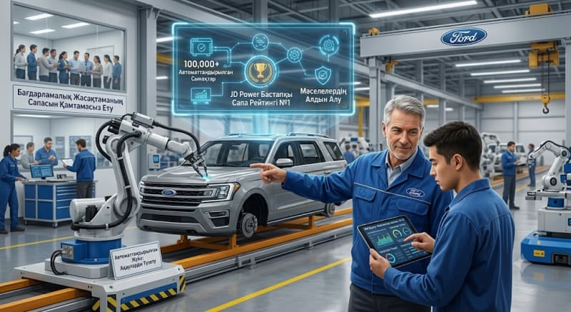 Роботтар сенімді ақтамады: «Ford» неге бұрынғы қызметкерлерін жұмысқа қайта шақырды?