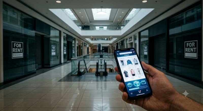 Цифрлық сауда дәстүрлі бутиктерді қалай ығыстырды: Еліміздегі сауда орталықтарын қандай болашақ күтіп тұр?