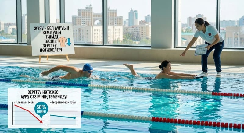Ғалымдар жүзудің арқаға пайдасын дәлелдеді