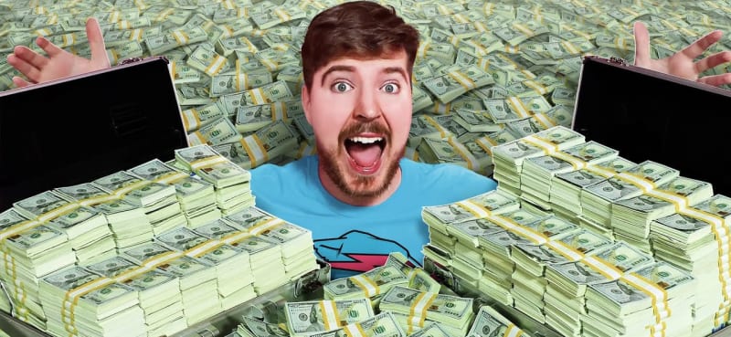 Жарты минут үшін 2,5 млн доллар: MrBeast-тің құпия жабық прайсы желіге тарап кетті