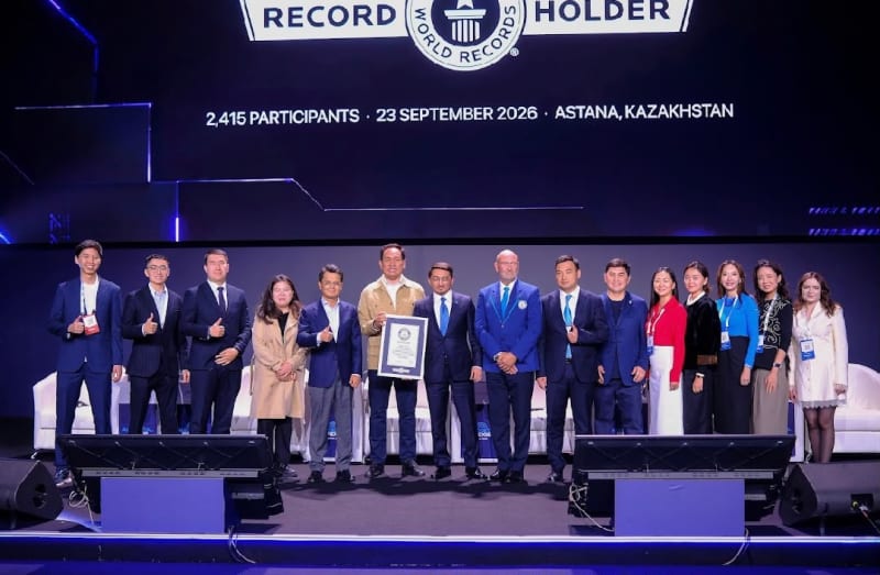 Ең ірі AI-хакатон HackAlem AI әлемдік рекорд орнатты: Қазақстанға GUINNESS WORLD RECORDS сертификаты табысталды