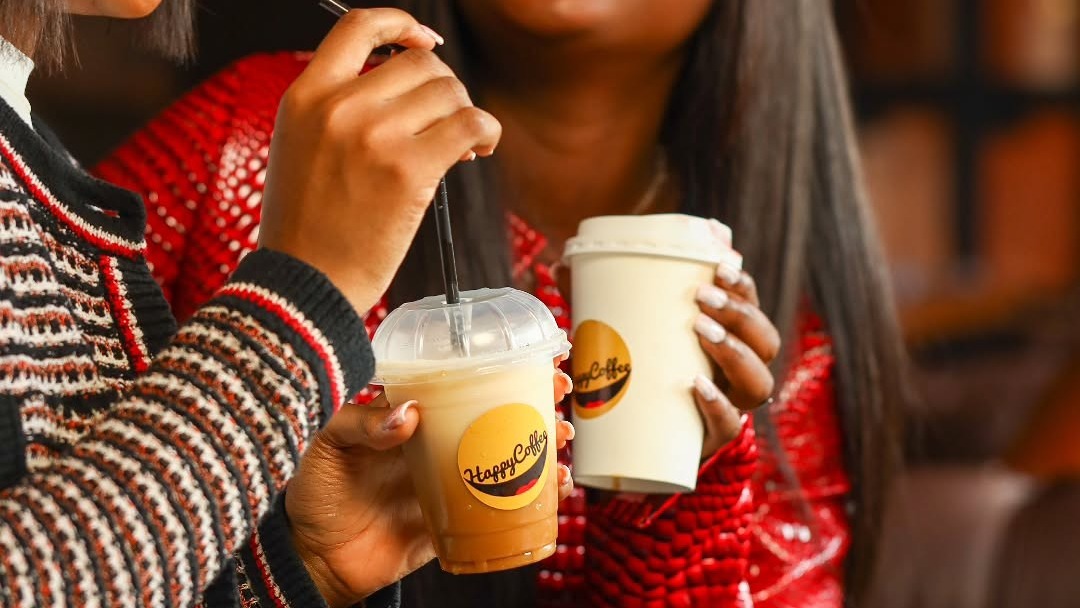 Happy Coffee display banner