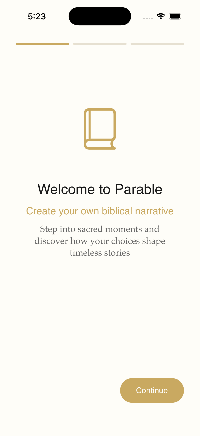 Parable Screen 1