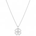 925 Sterling Silver Lucky Four Heart Clover Pendant view 1
