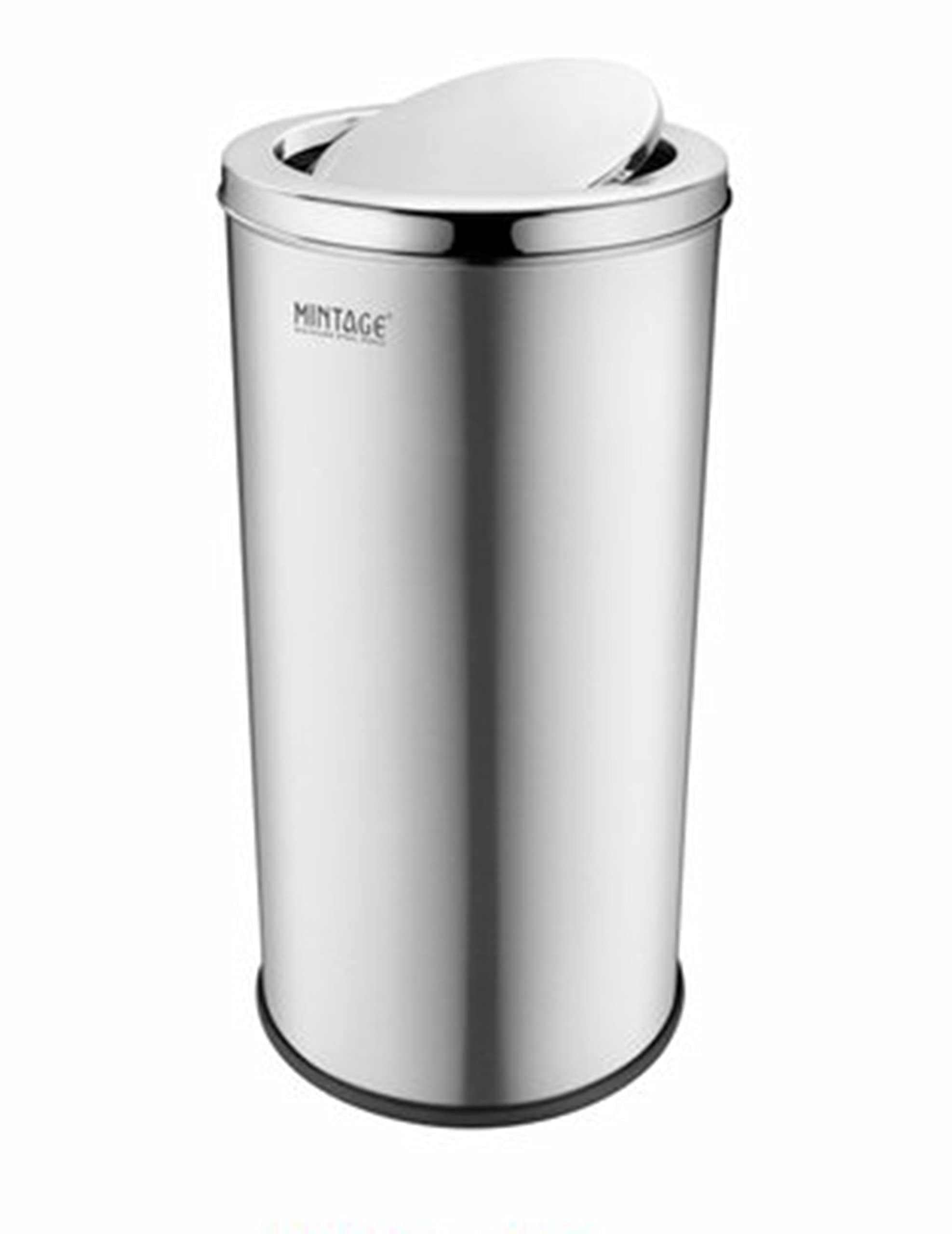 DUSTBIN STEEL PUSH CAN BIN