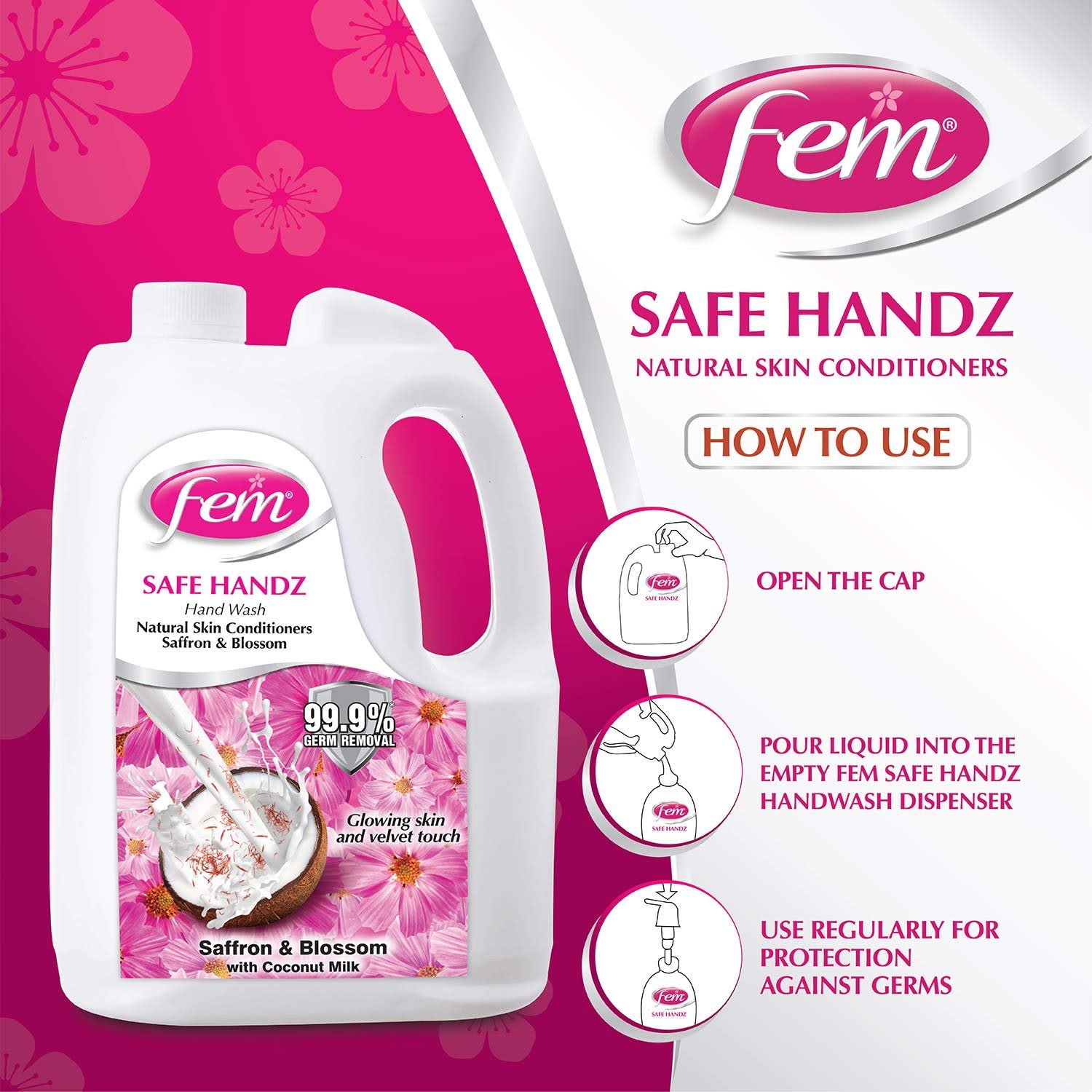 FEM HAND LIQUID SOAP 5 LTR REFILL