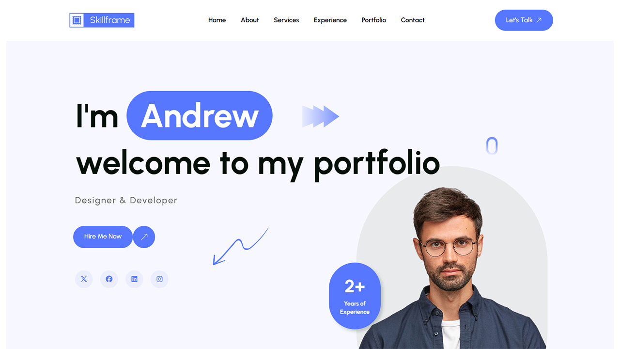 Build a Modern Responsive Developer Portfolio with HTML, CSS & JavaScript
